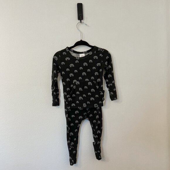 Ready Set Romper Rainbow Front-Opening Romper - Picture 1 of 3
